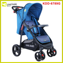 Fast Folding and Adjustable Handle Height Deluxe Baby Stroller NEW Design EN and ASTM Approved